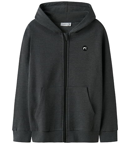 Name It Hættetrøje - Noos - Sweat - NkmVimo - Dark Grey Melange