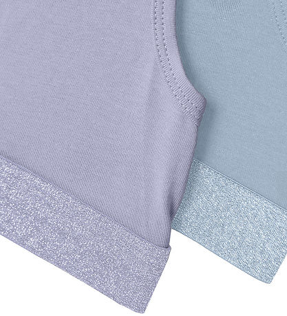 Name It Top - Noos - NkfShort - 2-pak - Purple Heather/Subdude B