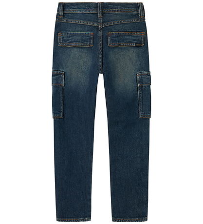 Name It Jeans - Noos - Cargo - NkmSilas - Vintage Dark Denim Blu