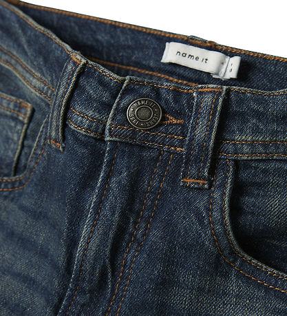 Name It Jeans - Noos - Cargo - NkmSilas - Vintage Dark Denim Blu