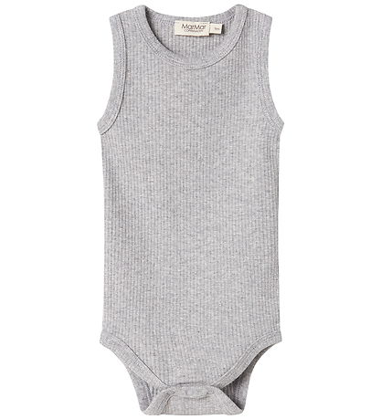 MarMar Body u/æ - Rib - Sleeveless - Noos - Light Grey Melange