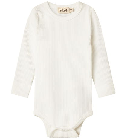 MarMar Body l/æ - Rib - Plain - Noos - Gentle White