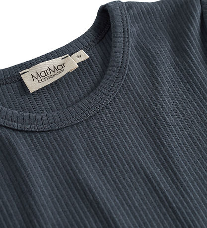 MarMar T-shirt - Rib - Plain - Noos - Blue