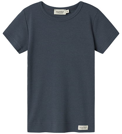 MarMar T-shirt - Rib - Plain - Noos - Blue