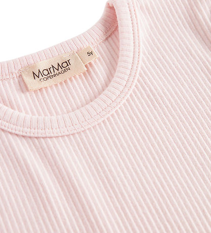 MarMar T-shirt - Rib - Plain - Noos - Rosa