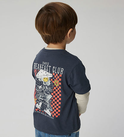 Name It T-shirt - NmmDartin - Ombre Blue/Breakfast Club