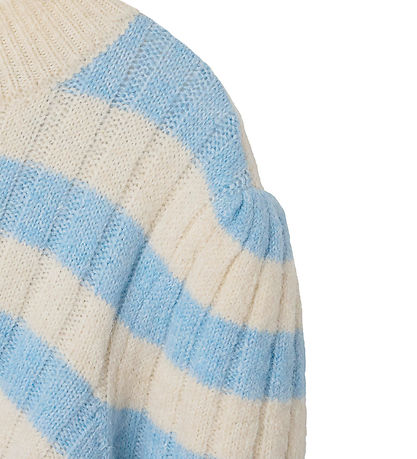 Name It Bluse - Strik - NkfDitte - Buttercream/Clear Sky
