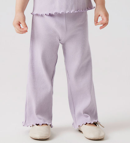 Name It Bukser - Rib/Wide - NmfFrida - Misty Lilac