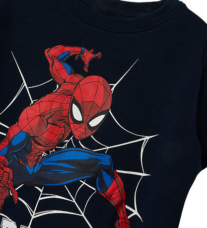 Name It Nattøj - 2 Delt - Spiderman - NmmMus - Dark Sapphire