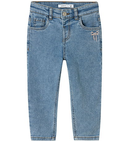 Name It Jeans - Noos - NmfBella - Medium Blue Denim/Bom Embroide