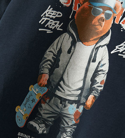 Name It T-shirt - NmmLewis - Navy Blazer