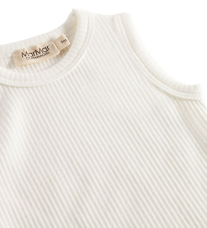 MarMar Body u/æ - Rib - Sleeveless - Noos - Gentle White