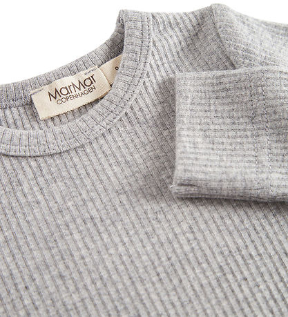 MarMar Body l/æ - Rib - Modal - Light Grey Melange