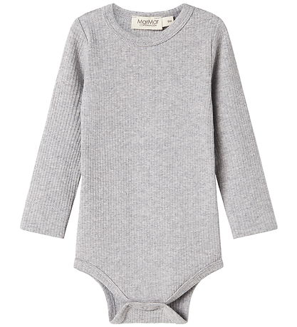 MarMar Body l/æ - Rib - Modal - Light Grey Melange