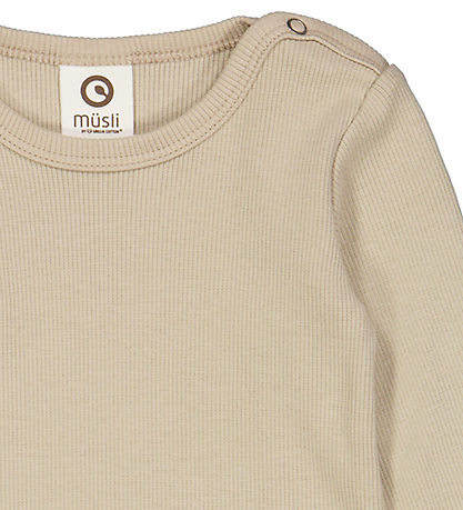 Müsli Body l/æ - Rib - Cozy Me - Cashmere