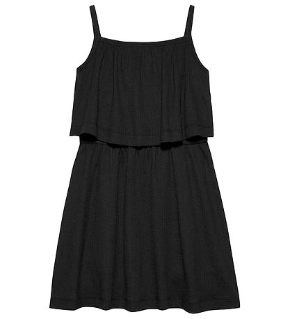 Calvin Klein Kjole - Crinkle Layered - CK Black