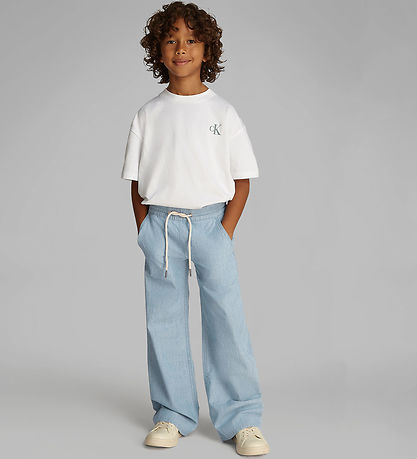 Calvin Klein Bukser - Chino - Azure Light
