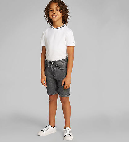 Calvin Klein Shorts - Denim - Soft Black
