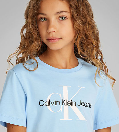 Calvin Klein T-shirt - CK Monogram - Blue Bell