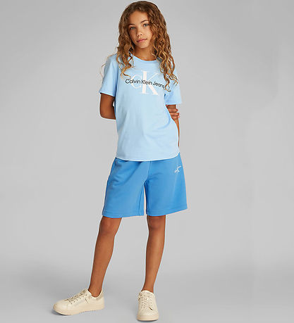 Calvin Klein T-shirt - CK Monogram - Blue Bell