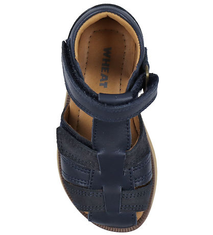 Wheat Sandaler - Sky - Navy Stripe
