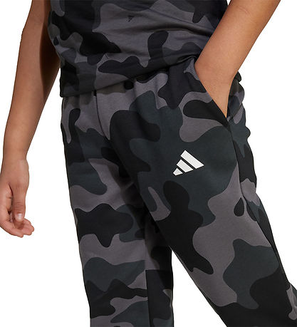 adidas Performance Sweatpants - J Camo FL - Sort/Hvid