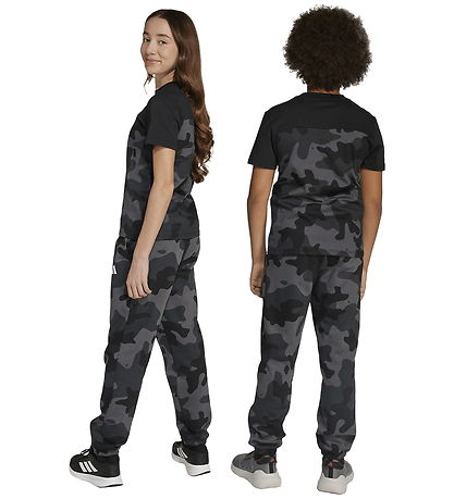 adidas Performance Sweatpants - J Camo FL - Sort/Hvid