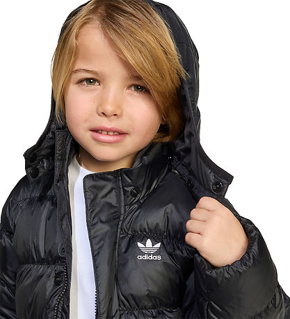 adidas Originals Dunjakke - Sort/Hvid