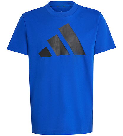 adidas Performance T-shirt - J BL TEE 160 - Royal Blue/Black