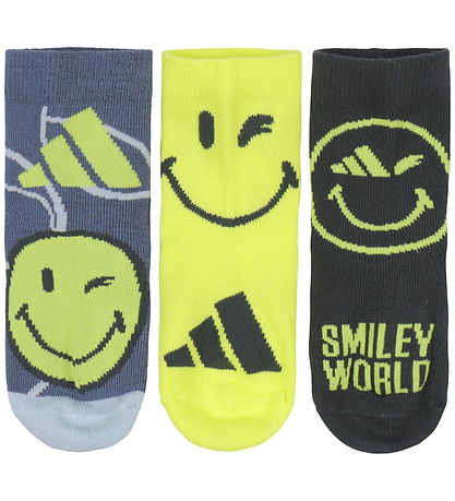 adidas Performance Strømper - Smiley - Carbon/Prloin/Byello