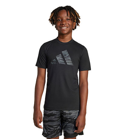 adidas Performance T-shirt - J TR-ES CAM TE - Sort