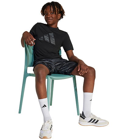 adidas Performance T-shirt - J TR-ES CAM TE - Sort