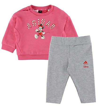 adidas Performance Sweatsæt - I DY MY JOG - PNKFUS/MULTCO/PURRUB