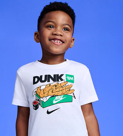 Nike T-shirt - Dunk Em Tenders - Hvid