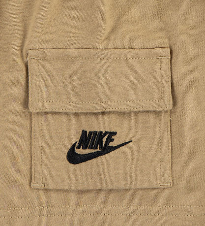 Nike Shortssæt - T-shirt/Shorts - Parachute Beige