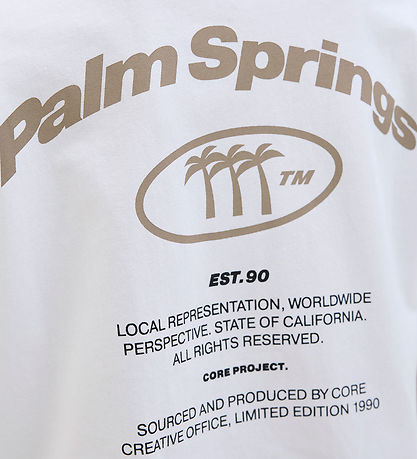 Jack & Jones T-shirt - JcoRetreat Typographic - Bright White