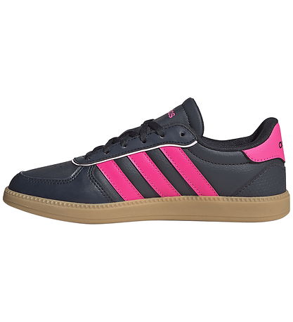 adidas Performance Sko - BREAKNET SLEEK J - Navy/Pink