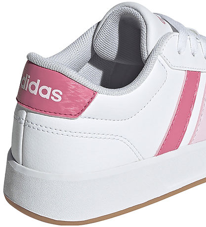 adidas Performance Sko - BREAKNET 3.0 J - Hvid/Pink