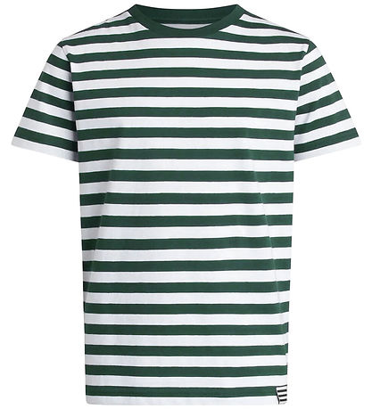 Mads Nørgaard T-Shirt - Midi Thorlino - Pine Grove/White
