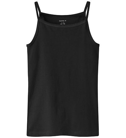 Name It Undertrøje - NOOS - NkfStrap - 4-pak - Black/w/ 2 x Brig