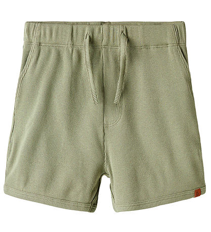 Lil Atelier Shorts - Rib - NmmGago - Seagrass