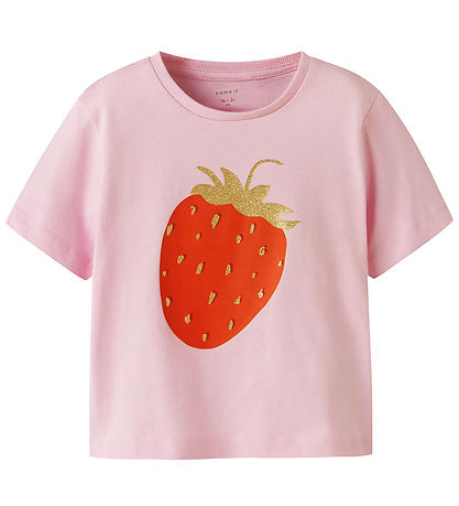 Name It T-shirt - NmfKatinka - 2-pak - Pirouette/W. Purple Impre