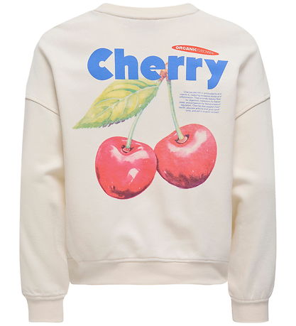 Kids Only Sweatshirt - KonPhilea - Tofu/Cherry