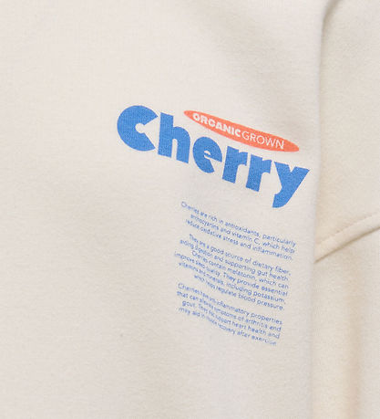 Kids Only Sweatshirt - KonPhilea - Tofu/Cherry