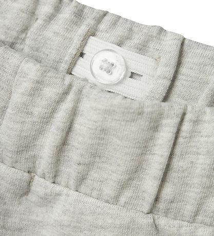 Name It Sweatpants - NmfKassie Wide - Light Grey Melange