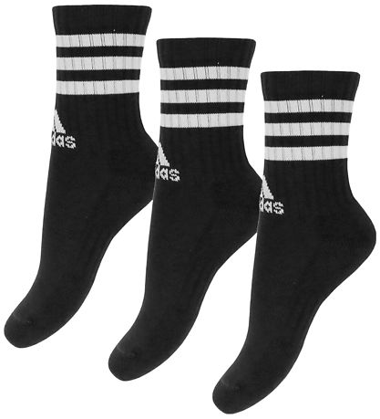 adidas Performance Strømper - 3-pak - 3S C CRW - Black/White