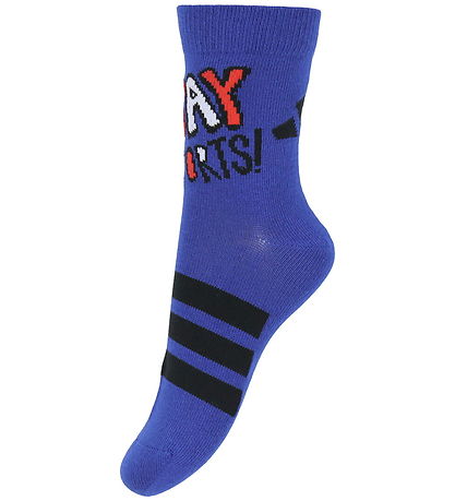 adidas Performance Strømper - 3-pak - Doodle - Royblu/White/Blac