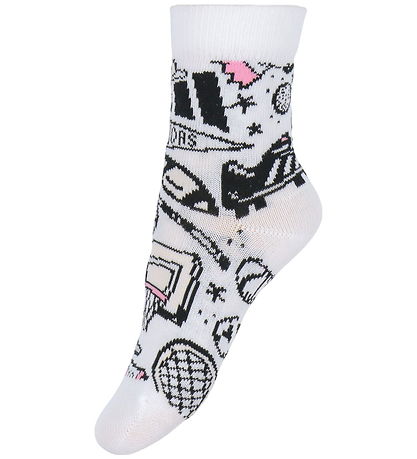 adidas Performance Strømper - 3-pak - K Doodle - Wonqua/White/Bl