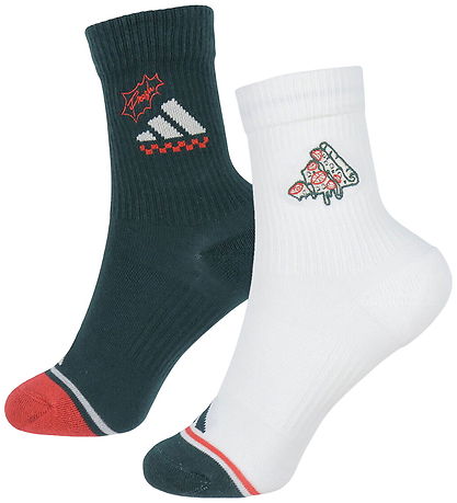 adidas Performance Strømper - 2-pak - Pizza - White/Aurivy/Wonwh