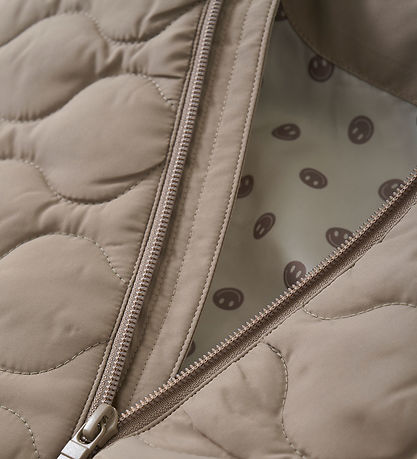 Minymo Vest - Quilted - Timber Wolf